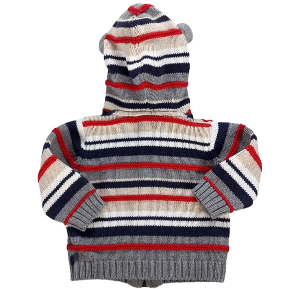 Kitestrings Sweater Hooded Zip-Up Size 6-9 Months - Picture 2 of 5